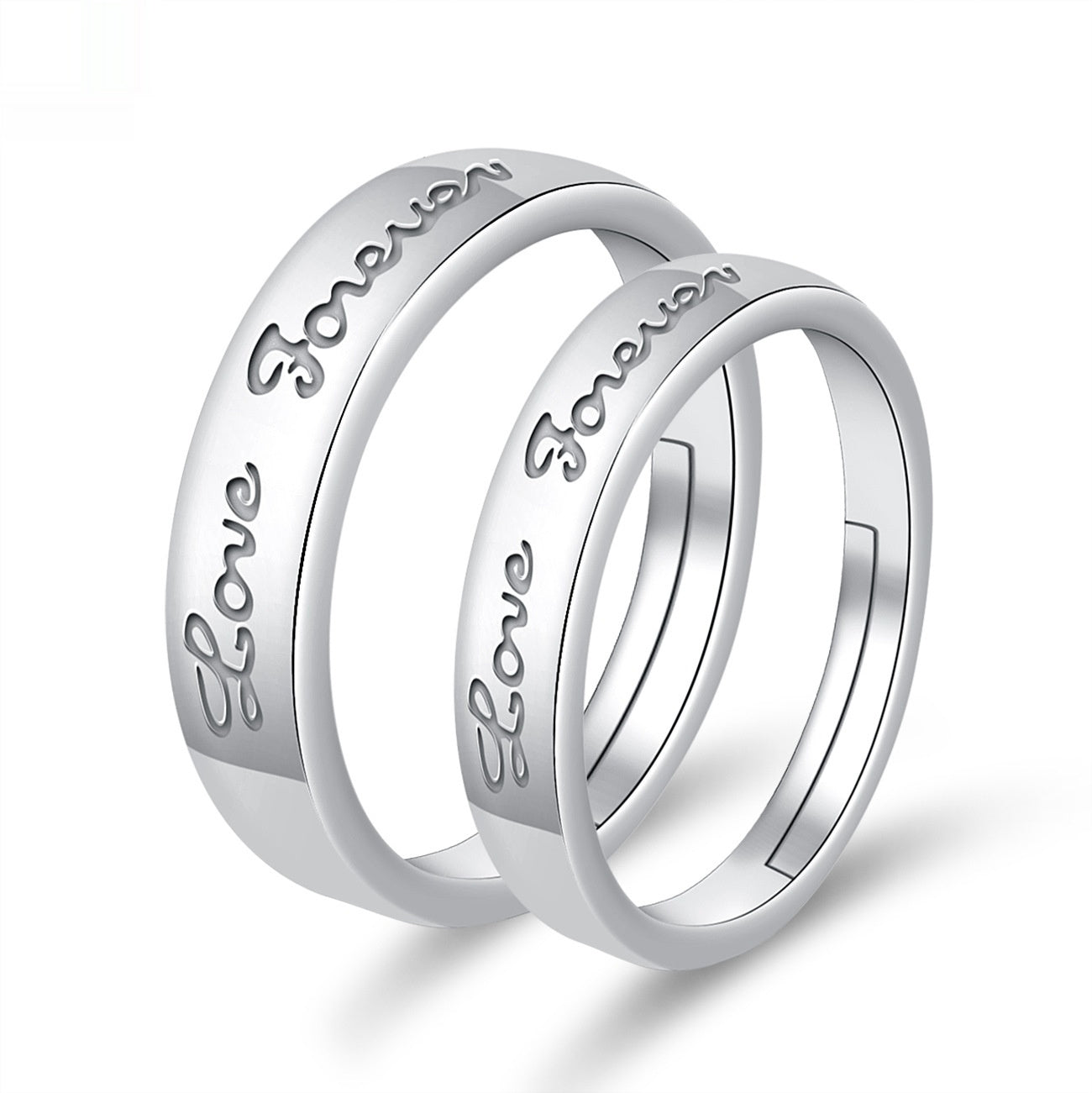 Moissanite Engagement Couple Couple Rings