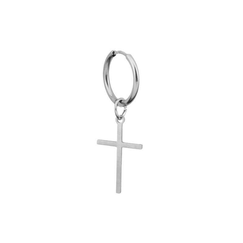 Cross stud earrings