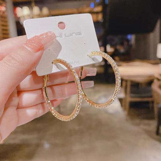 Simple Hoop Earrings Women